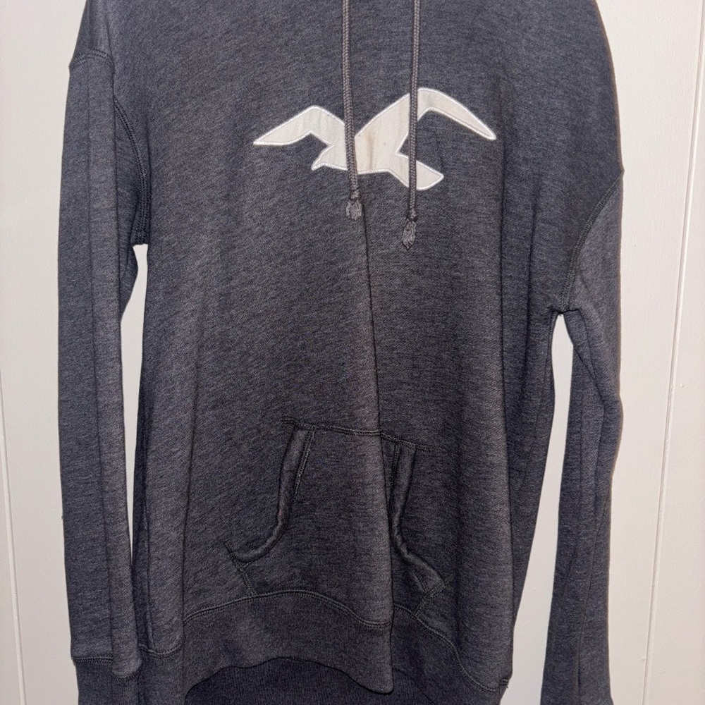 Hollister Dark Gray Hoodie Sweater